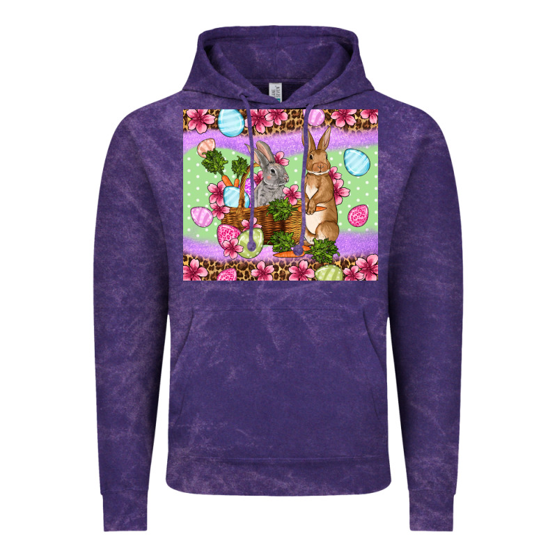 Easter Eggs Bunnys Basket Vintage Hoodie by OliviaCreatesArt | Teevron