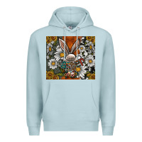 Blue Mist bunny Easter Premium Hoodie - CowhideDigitalArt