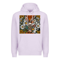 Lilac bunny Easter Premium Hoodie - CowhideDigitalArt
