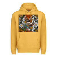 Mustard bunny Easter Premium Hoodie - CowhideDigitalArt
