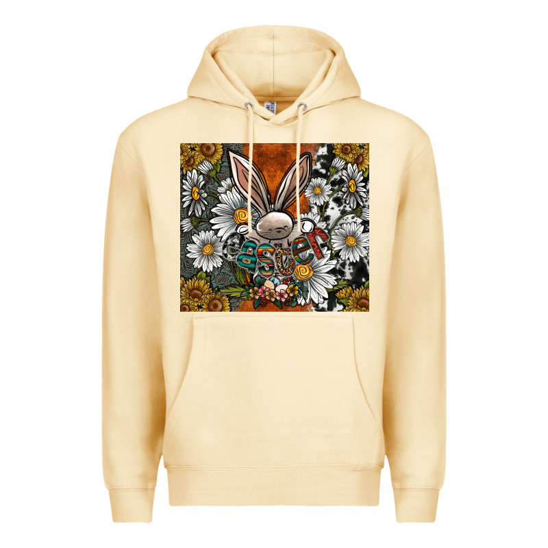 Bunny Easter Premium Hoodie by CowhideDigitalArt | Teevron