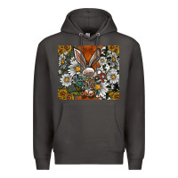 Smoke bunny Easter Premium Hoodie - CowhideDigitalArt
