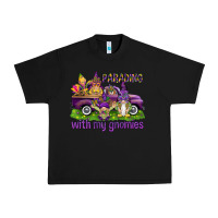Black Parading with my gnomies Urban Heavy Tee - HowdyJamesFarm