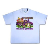 Grape Ice Parading with my gnomies Urban Heavy Tee - HowdyJamesFarm