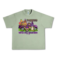 Oil Green Parading with my gnomies Urban Heavy Tee - HowdyJamesFarm