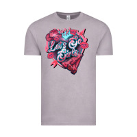 Vintage Zinc Let's go girls pink Valentine's Day Vintage Tee - HowdyJamesFarm