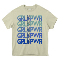 Mossy Girl Power Peace Heavy Core Tee - Bettercallsaul