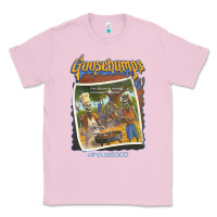 Bubblegum Pink R.L. Stine Goosebumps Halloween Say Cheese And Die Classic Tee - longCreatives