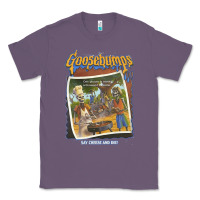 Lavender R.L. Stine Goosebumps Halloween Say Cheese And Die Classic Tee - longCreatives