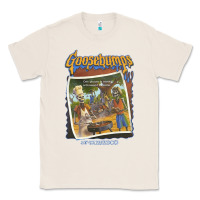 Natural R.L. Stine Goosebumps Halloween Say Cheese And Die Classic Tee - longCreatives