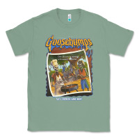 Sage R.L. Stine Goosebumps Halloween Say Cheese And Die Classic Tee - longCreatives