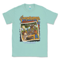 Seafoam R.L. Stine Goosebumps Halloween Say Cheese And Die Classic Tee - longCreatives