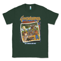 Sports Green R.L. Stine Goosebumps Halloween Say Cheese And Die Classic Tee - longCreatives