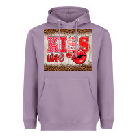 Lavender valentine's day kiss me Heavyweight Hoodie - BarkalooDesign