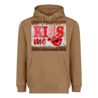 Toasted Coconut valentine's day kiss me Heavyweight Hoodie - BarkalooDesign