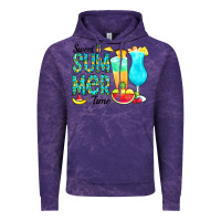 Cloud Purple sweet summer time pineapple Vintage Hoodie - CowCowDesign