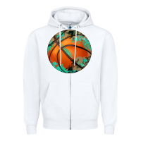 White western basketball camouflage glitter pattern Zipper Hoodie - Artiststas