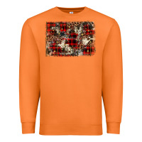 Carrot christmas leopard cowhide background Premium Sweatshirt - BarkalooDesign
