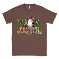 Chestnut Happy Easter with cowboy Easter Day Classic Tee - HowdyJamesFarm