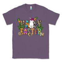 Lavender Happy Easter with cowboy Easter Day Classic Tee - HowdyJamesFarm