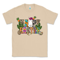 Mushroom Happy Easter with cowboy Easter Day Classic Tee - HowdyJamesFarm