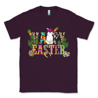 Plum Happy Easter with cowboy Easter Day Classic Tee - HowdyJamesFarm