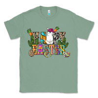 Sage Happy Easter with cowboy Easter Day Classic Tee - HowdyJamesFarm