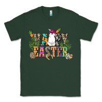 Sports Green Happy Easter with cowboy Easter Day Classic Tee - HowdyJamesFarm