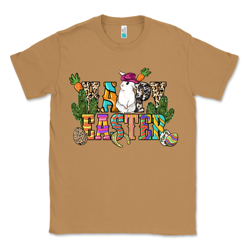 Happy Easter With Cowboy Easter Day Classic Tee by HowdyJamesFarm | Teevron