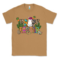 Toasted Coconut Happy Easter with cowboy Easter Day Classic Tee - HowdyJamesFarm