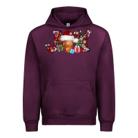 Mauve Wine joy christmas heifer Urban Hoodie - AdoDesignShop