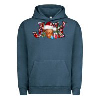 Pigment Midnight Navy joy christmas heifer Urban Hoodie - AdoDesignShop