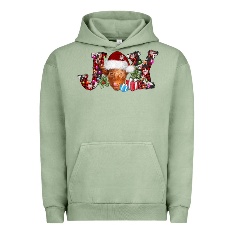 Joy Christmas Heifer Urban Hoodie by AdoDesignShop | Teevron