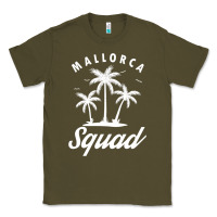 Army Green Mallorca Squad Beach Summer Surfing Swimming Travel Vacation Classic Tee - longCreatives