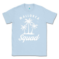Dusty Blue Mallorca Squad Beach Summer Surfing Swimming Travel Vacation Classic Tee - longCreatives
