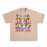 Burro Small town Easter Day Urban Heavy Tee - CowGirlArtShop
