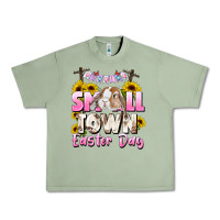 Oil Green Small town Easter Day Urban Heavy Tee - CowGirlArtShop