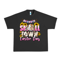 Pigment Black Small town Easter Day Urban Heavy Tee - CowGirlArtShop