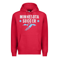 Cardinal Minnesota Soccer Fan Gear  FC , United T Premium Hoodie - longCreatives