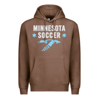 Chestnut Minnesota Soccer Fan Gear  FC , United T Premium Hoodie - longCreatives