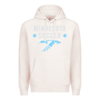 Pale Pink Minnesota Soccer Fan Gear  FC , United T Premium Hoodie - longCreatives
