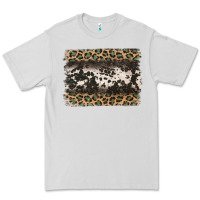 Dove Grey leopard cowhide pattern background Premium Tee - Jasminsmagicworld