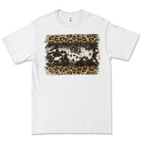 White leopard cowhide pattern background Premium Tee - Jasminsmagicworld