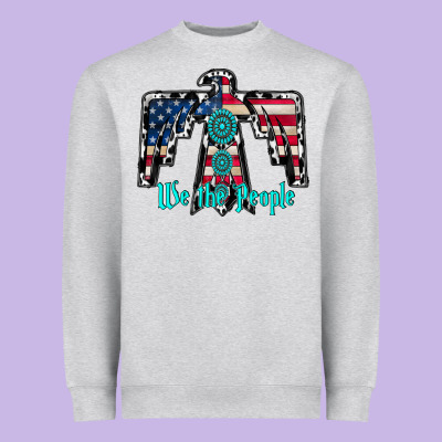 We The People Heavyweight Sweatshirt Designed By Racoondesign