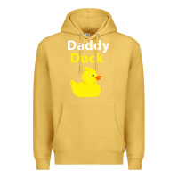 Antique Gold Funny Daddy Duck Rubber Duck Premium Hoodie - longCreatives
