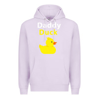 Funny Daddy Duck Rubber Duck Premium Hoodie | Teevron
