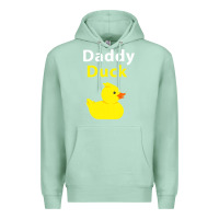 Seafoam Funny Daddy Duck Rubber Duck Premium Hoodie - longCreatives