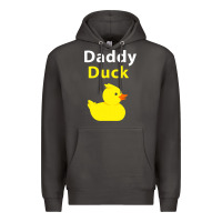 Smoke Funny Daddy Duck Rubber Duck Premium Hoodie - longCreatives