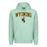 Seafoam Womens Wyoming Cowboys Apparel Fan Favorite Arch Premium Hoodie - longCreatives