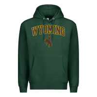 Sports Green Womens Wyoming Cowboys Apparel Fan Favorite Arch Premium Hoodie - longCreatives